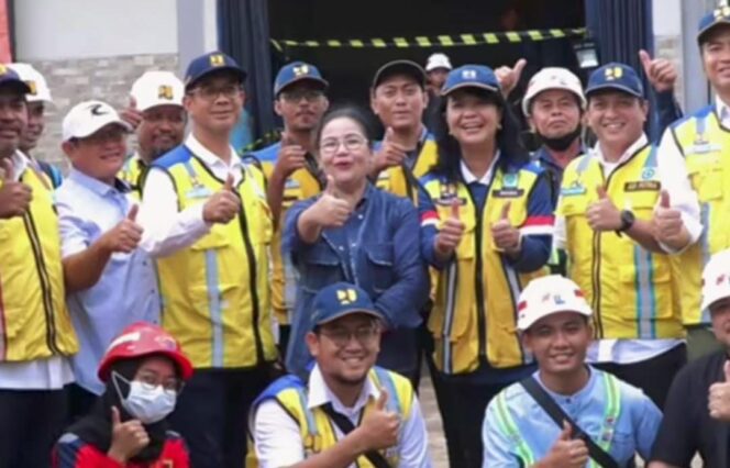 
					Wamen PUPR Tinjau Penanganan Banjir Kaligawe Semarang