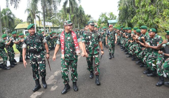 
					Kasad Kunjungi Yonif 406/CK: Tinjau Fasilitas Pembinaan Prajurit dan Tekankan Pentingnya Profesionalisme