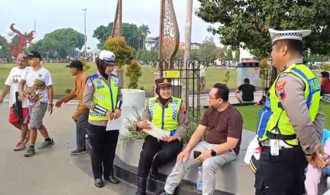 
					Ops Zebra Candi 2025, Polres Jepara Gencarkan Edukasi Keselamatan Berlalu Lintas Saat CFD