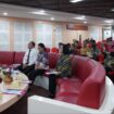 Wali kota Semarang, Agustina Wilujeng didampingi Pj Sekda dan Kepala DKK Kota Semarang saat mengikuti verifikasi dokumen pada penilaian kota sehat Swasti Saba pada Agustus lalu