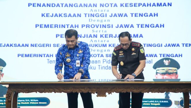 
					Pemprov Jateng–Kejati Siapkan Penerapan Pidana Kerja Sosial Menjelang Berlaku Penuh KUHP Baru