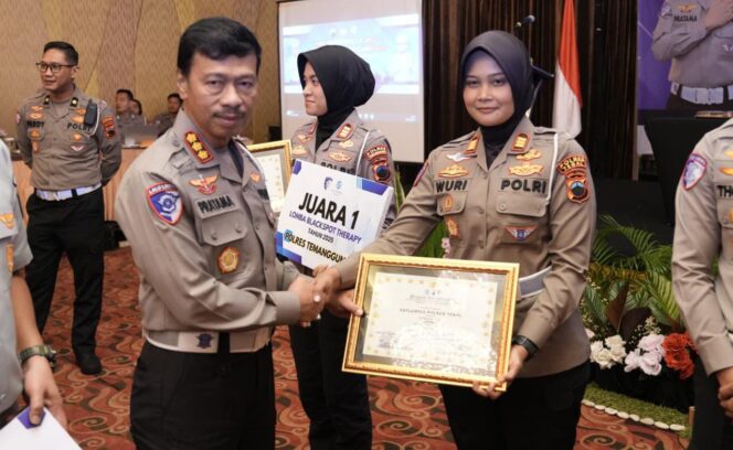 
					Polres Tegal Raih Juara 2 Lomba Blackspot Therapy 2025