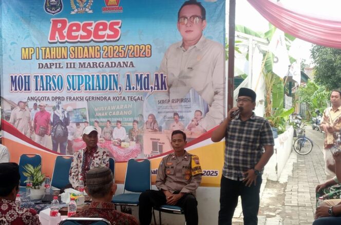 
					Tarso Supriadin Gelar Reses Serap Aspirasi Masyarakat dan Bahas Masalah Rob di Wilayah Margadana