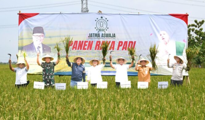 
					Pangdam IV Diponegoro Dampingi Menko Pangan RI pada Panen Raya Padi di Kabupaten Tegal