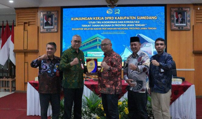 
					Kanwil BPN Jateng Terima Kunjungan DPRD Sumedang Bahas Penanganan Tanah Musnah Proyek Tol Semarang–Demak
