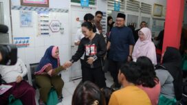 Wali Kota Semarang, Agustina Wilujeng mengunjungi pelayanan kesehatan di Puskesmas Bangetayu, Kecamatan Genuk | dok Humas Pemkot.