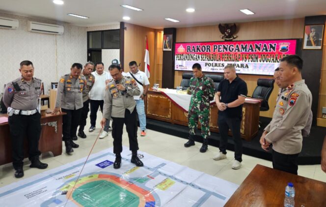 
					Pertandingan Tanpa Penonton, Polres Jepara Terapkan Pengamanan Ketat Jelang Laga Persijap vs PSIM Jogja