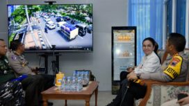 Wali Kota Semarang bersama Forkopimda di lokasi pengamanan Nataru Posko Simpang Lima | dok Humas Pemkot