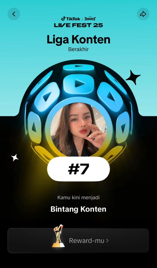 
					Dari Guru SMK Menjadi Kreator Global: Perjalanan Miss Rara Wakili Indonesia di Liga Konten TikTok 2025