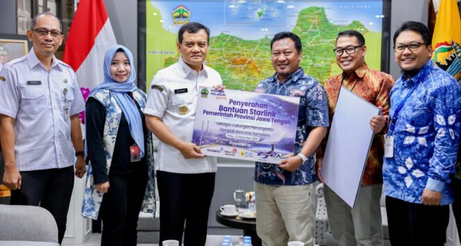 
					Pemprov Jateng Salurkan Bantuan Internet Satelit ke Aceh, Pastikan Komunikasi Darurat Tetap Berjalan