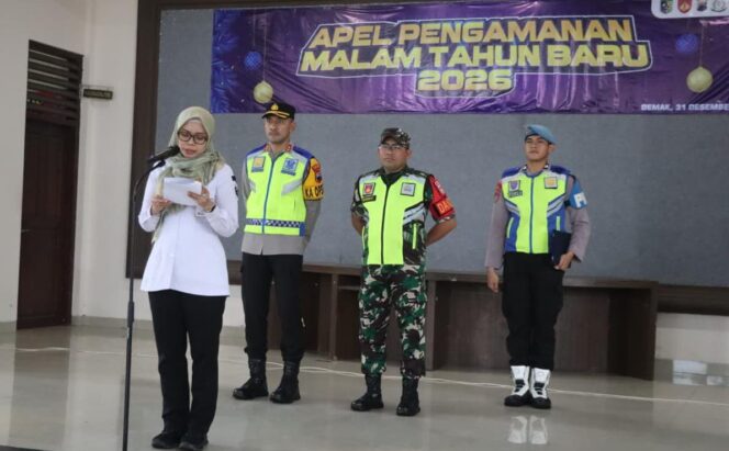 
					Polres Demak Gelar Apel Terpadu Pengamanan Malam Tahun Baru 2026