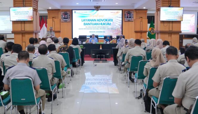 
					Perkuat Pemahaman Hukum Pertanahan, Kanwil BPN Jateng Gelar Sosialisasi Layanan Advokasi Hukum