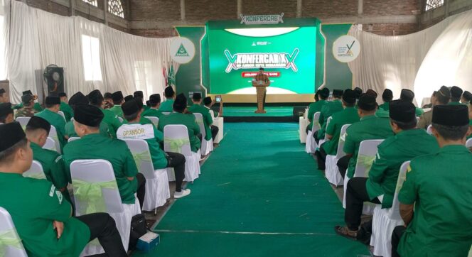 
					Wakil Wali Kota Semarang, Iswar Aminuddin saat memberikan sambutan dalam acara Konfercab X GP Ansor Kota Semarang 