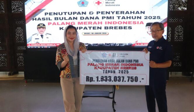 
					Penggalangan Bulan Dana PMI Brebes 2025 Lampaui Target, Terkumpul Rp1,83 Miliar