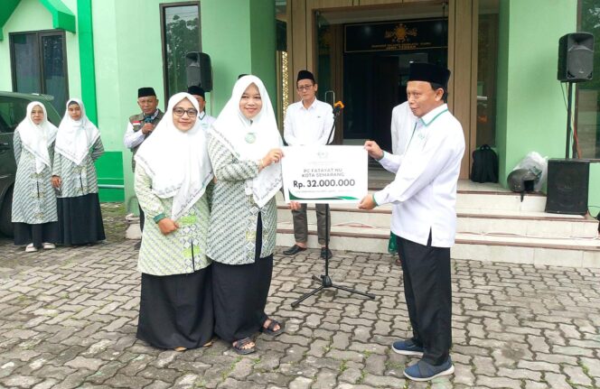 
					Fatayat NU Kota Semarang Salurkan Donasi Rp32 Juta untuk Korban Bencana Aceh