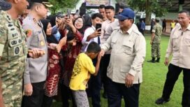 Presiden Prabowo Subianto saat peresmian SMA Taruna Nusantara Kampus Malang di Provinsi Jawa Timur, pada Selasa, 13 Januari 2026 | foto: Setkab RI