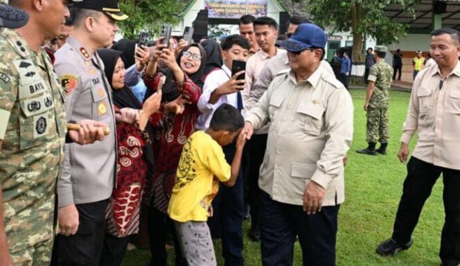 
					Presiden Prabowo Subianto saat peresmian SMA Taruna Nusantara Kampus Malang di Provinsi Jawa Timur, pada Selasa, 13 Januari 2026 | foto: Setkab RI