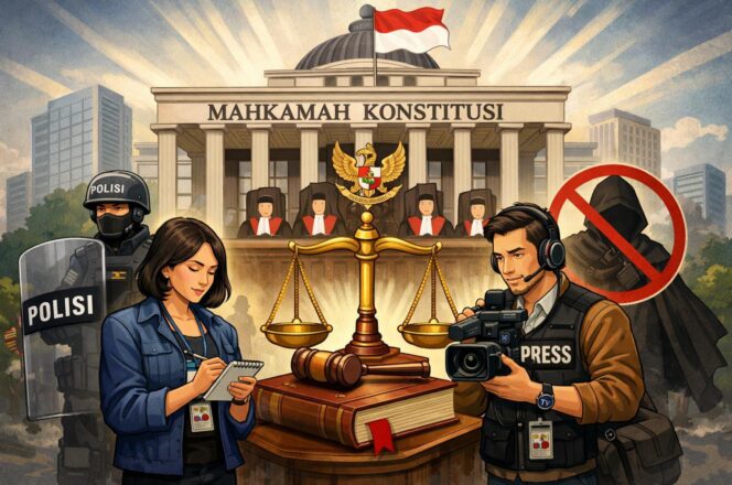 
					MK Tegaskan Perlindungan Hukum Wartawan Harus Didahului Mekanisme Dewan Pers