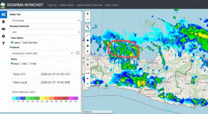 
					Operasi Modifikasi Cuaca Dilaksanakan di Perairan Utara Jateng, Satu Ton Garam Disemai