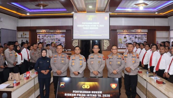 
					Bidkum Polda Jateng Beri Penyuluhan KUHP Baru di Polres Wonogiri, Dorong Penegakan Hukum Berbasis Kemanusiaan