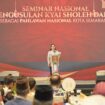 Wali Kota Semarang, Agustina Wiluejeng saat sambutan di Seminar Nasional Pengusulan Kyai Sholeh Darat | foto: Pemkot Semarang