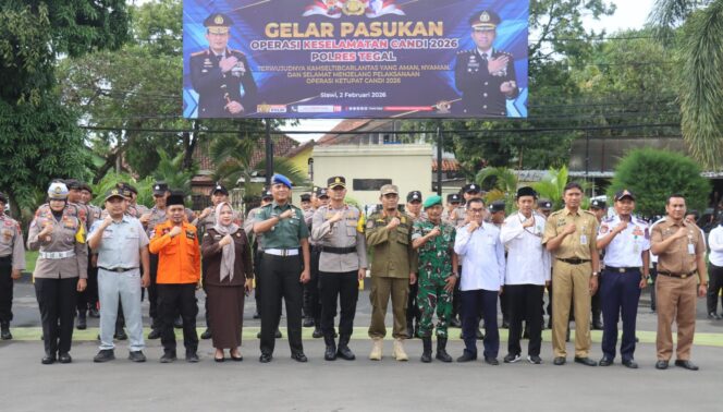 
					Apel Gelar Pasukan Operasi Keselamatan Candi 2026 Polres Tegal