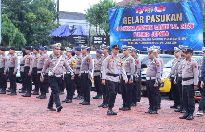 
					Polres Jepara Libatkan Puluhan Personel dalam Operasi Keselamatan Candi 2026