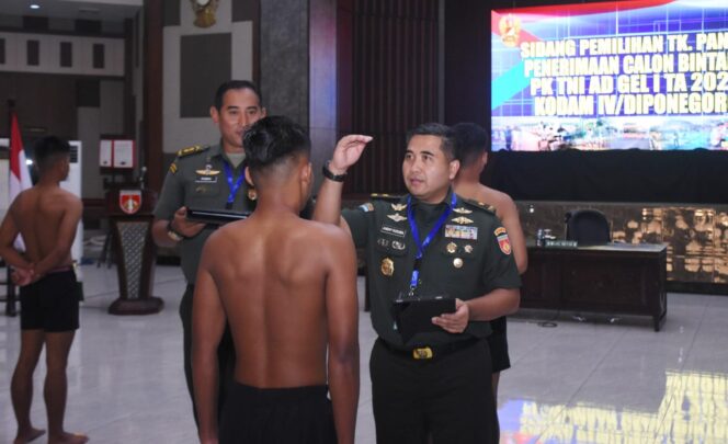 
					Kasdam IV/Diponegoro Pimpin Sidang Panda Caba PK TNI AD, Tekankan Seleksi Transparan dan Akuntabel