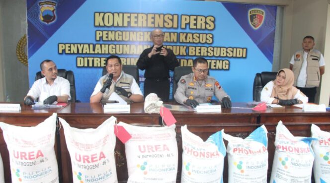 
					Polda Jateng Bongkar Penyimpangan Distribusi Pupuk Subsidi, Tiga Pelaku Ditangkap