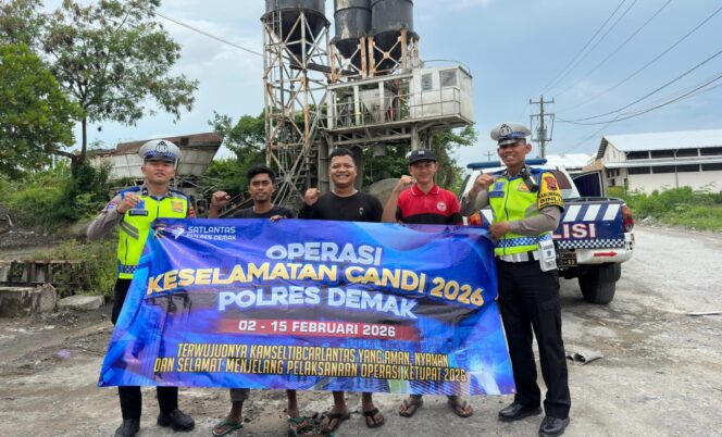 
					Satlantas Polres Demak Gencarkan Sosialisasi Operasi Keselamatan Candi 2026 di Perusahaan Angkutan