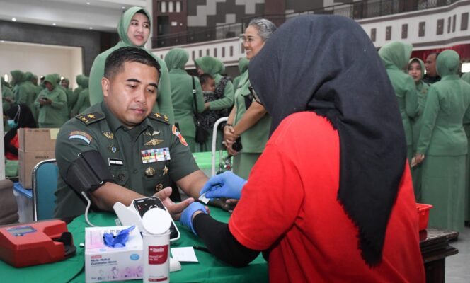 
					Donor Darah untuk Negeri, Wujud Cinta di HUT ke-80 Persit Kartika Chandra Kirana