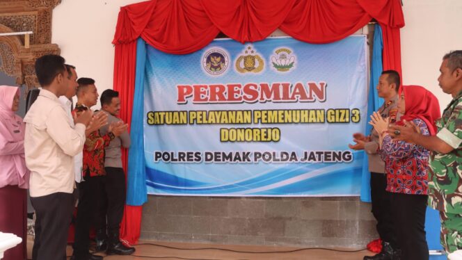 
					Polres Demak Resmikan SPPG Ketiga, Perkuat Komitmen Pemenuhan Gizi Masyarakat