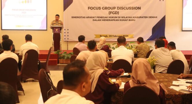 
					Kapolres Demak Tekankan Perubahan Paradigma Hukum, FGD Implementasi KUHP dan KUHAP Baru Perkuat Sinergi Antar-APH