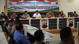 Pemkot Tegal gelar Rapat Koordinasi Lintas Sektoral, Jumat (20/02). (Foto: Humas Pemkot Tegal)
