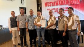 Ketua PGI Kota Semarang untuk masa bakti tahun 2026–2030, Asrar dalam kegiatan Muskot PGI 