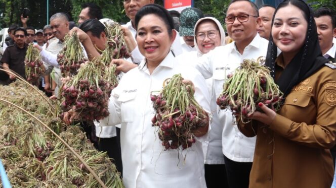 
					Titiek Soeharto Dorong Ekspor dan Penguatan Fasilitas Petani Saat Tinjau Industri Bawang Merah Brebes