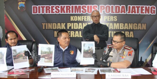 
					Polda Jateng Bongkar Tambang Ilegal di Boyolali dan Kendal, Dua Pelaku Diamankan