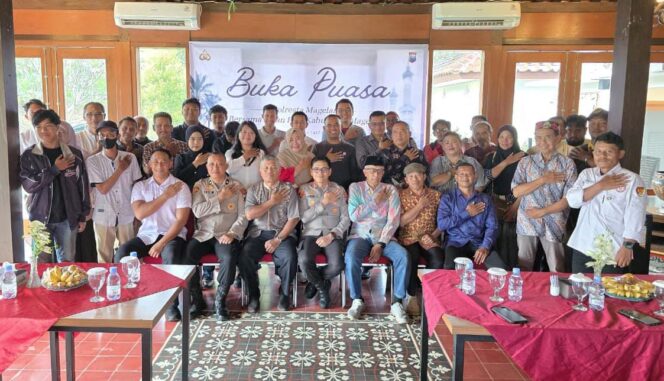 
					Pererat Sinergi Ramadhan, Kapolresta Magelang Buka Puasa Bersama Insan Pers
