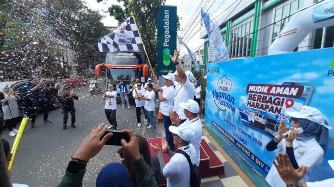 
					Program mudik gratis Pegadaian Kanwil XI Semarang 2026 memberangkatkan 260 pemudik ke Jateng, Jatim, dan Jabar. Fasilitas lengkap, tanpa syarat rumit, minat masyarakat melonjak tajam.
