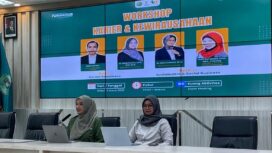 Wakil Rektor III Unwahas, Dr Ratih Pratiwi, SPd, MSi, MM membuka Workshop Karir dan Kewirausahaan pada Rabu (4/3) pagi.