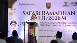 Wali Kota Agustina Wilujeng memberi sambutan kepada para warga binaan Lapas Semarang | dok Humas Pemkot.