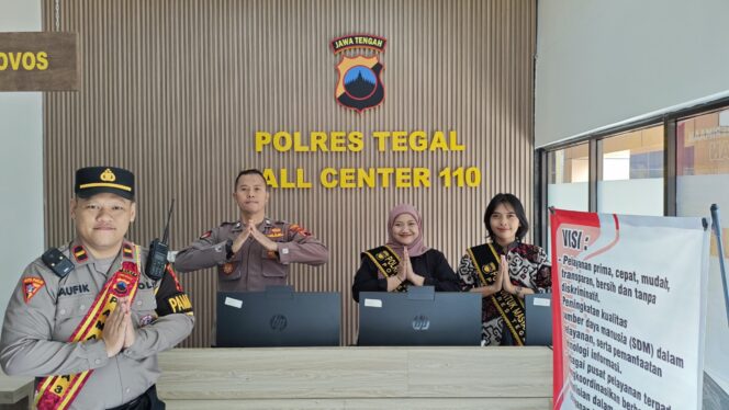 
					Suka Duka Pelayanan 110 Polres Tegal, Dedikasi Tanpa Batas dari Petugas di Balik Layar