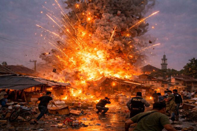 
					Ledakan Petasan Jumbo di Pekalongan, Tiga Remaja Alami Luka Parah Saat Merakit