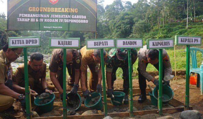 
					Groundbreaking Jembatan Garuda Tahap III–IV Dimulai, Kodim 0736/Batang Percepat Akses Desa Tambahrejo
