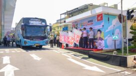 Didukung 24 bus eksekutif dan 421 sepeda motor, program ini mengutamakan keamanan, kenyamanan, serta edukasi keselamatan berkendara