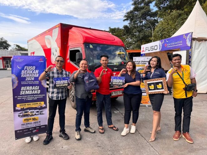 
					Siaga Ramadan–Lebaran 2026, Mitsubishi Fuso Buka Bengkel 24 Jam dan Bagikan 1.000 Paket Sembako untuk Sopir Truk