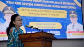 Agustina Wilujeng resmi menambah jangkauan program sekolah swasta gratis di Semarang menjadi 133 sekolah pada tahun ajaran 2026.