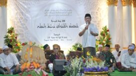 Wakil Wali Kota Semarang, Iswar Aminuddin saat hadir memberikan sambutan pada acara Haul KH Sholeh Darat | dok humas pemkot.