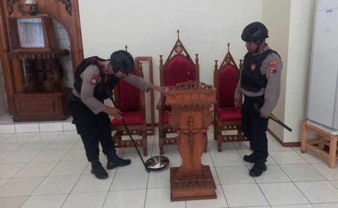 
					Polres Jepara Perketat Pengamanan, Gereja Disisir Jelang Paskah 2026