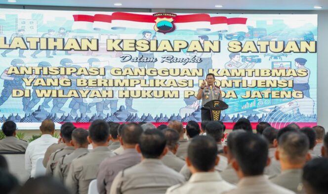 
					Polda Jateng Matangkan Kesiapan Pengamanan May Day, Tekankan Pendekatan Humanis dan Profesional